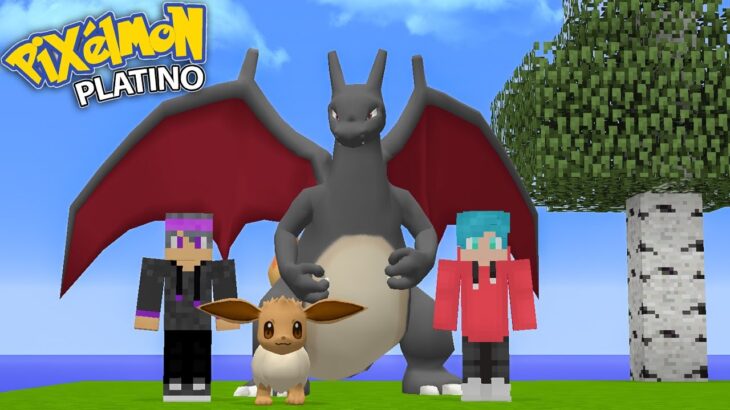 EVOLUCIONO A CHARIZARD SHINY 😱 Y CAPTURA EPICA 🥰 | PIXELMON PLATINO MINECRAFT POKEMON MOD 1.12.2