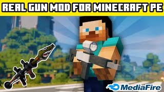 Gun mod for Minecraft pocket edition | Realistic gun mod for Minecraft PE | Roargaming