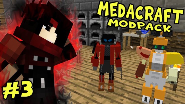 MIXING MEDAPARTS! || Medacraft Episode 3 (Minecraft Medabots Mod)