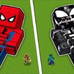 Minecraft DON’T ENTER THE SPIDER MAN VS VENOM HOUSE MOD / DON’T GET SUPERHERO LOST !! Minecraft Mods