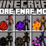 Minecraft FIVE NIGHTS AT FREDDY’S MOD / KILL SCARY FNAF MOBS IN VILLAGE !! Minecraft Mods