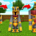 Minecraft MORPHING IN TO A GOLEM TO SAVE ZOMBIE PRISONERS MOD / GOLEM BREAK PRISON !! Minecraft Mods
