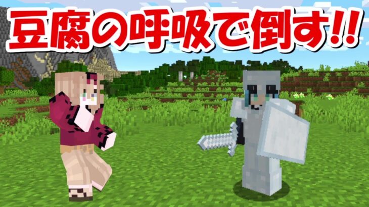 Minecraft 豆腐の呼吸 鬼滅の刃modで特殊サバイバル 11 Demon Slayer Kimetsu No Yaiba Minecraft Summary マイクラ動画