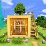 Minecraft:豆腐建築をオシャレに装飾！簡単な家の作り方【Tutorial】