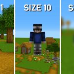 NEGATIVE player size in Minecraft? (Size Changer Mod)