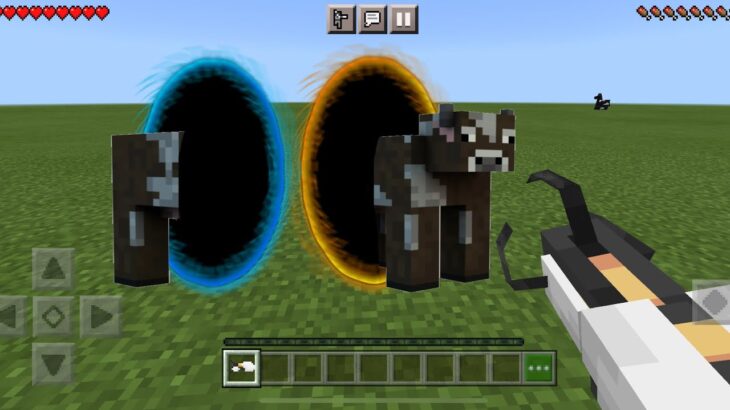 Realistic Portal Gun MOD in Minecraft PE