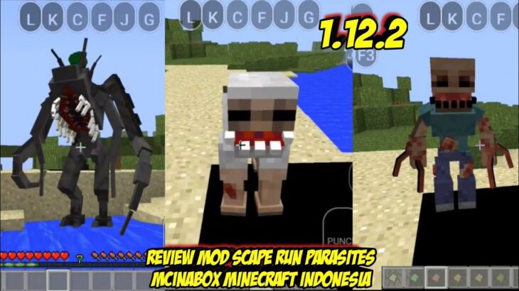 Review Mod Scape Run Parasites Mcinabox Minecraft Indonesia