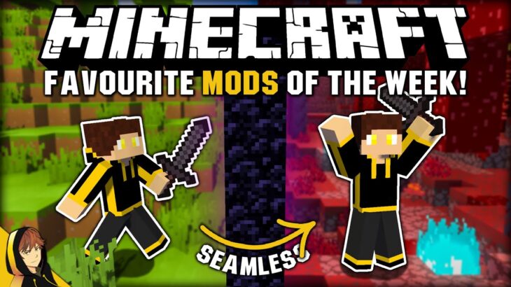 SEAMLESS PORTALS, SILVER PLAY BUTTON & MORE!!! Minecraft – Favorite Mods of the Week [#6]
