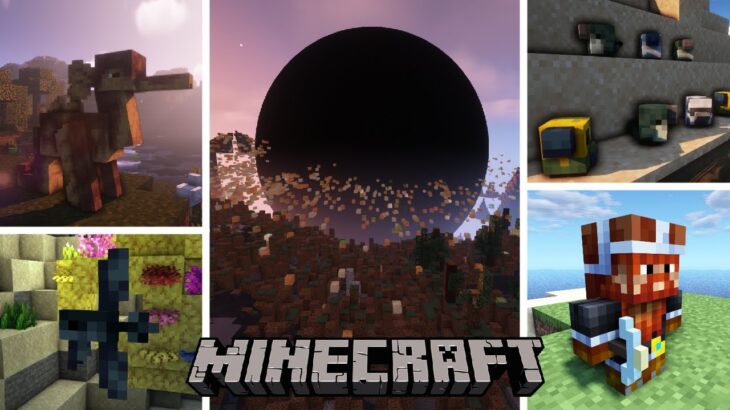 Top 10 Minecraft Mods Of The Week Chisel Decor Big Brain Black Hole Fins And Tails More Minecraft Summary マイクラ動画