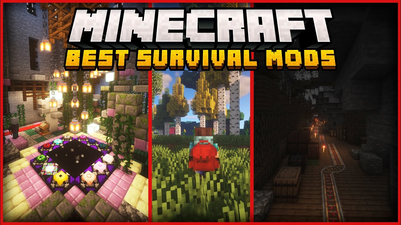 Top Mods That Make Minecraft Survival Even Better 1 16 5 Forge Minecraft Summary マイクラ動画