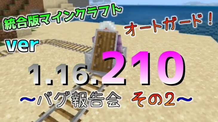 統合版マイクラ Ver1 16 210バグ報告会 その２ 統合版マインクラフト Ver1 16 210 Minecraft Summary マイクラ動画