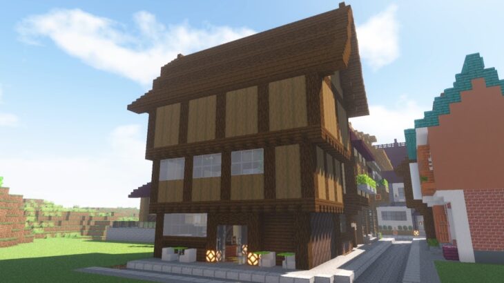 マインクラフトひっそり実況サバイバル　part11　喫茶店建築