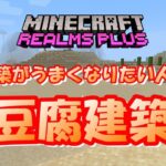 【マインクラフト統合版レルムズ】豆腐建築について考える