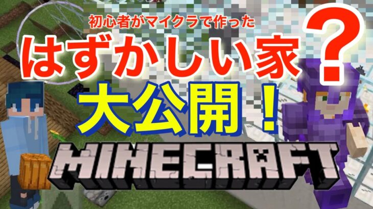 【まいくら】超初心者が家を作ってみたので大公開！【マインクラフト】