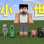 モンスターが小さすぎるマインクラフトがヤバすぎた！！【マイクラ】