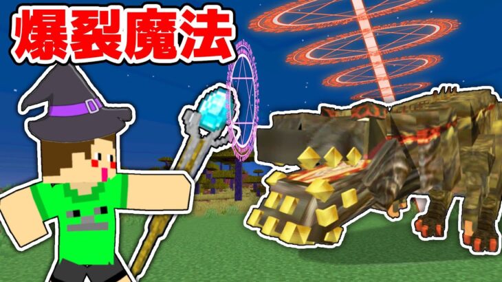 最強のマイクラの武器 vs 最強のモンハンモンスター【マイクラ・マインクラフト】