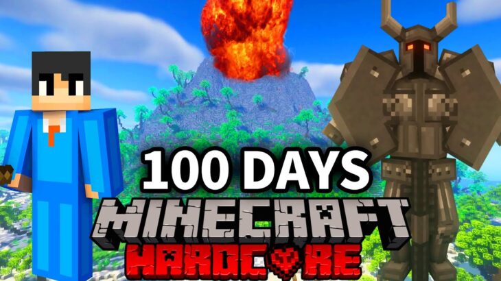 マイクラ 危険すぎる無人島で100日間ハードコアサバイバルしたら大変なことになった マインクラフト 100days Minecraft Summary マイクラ動画