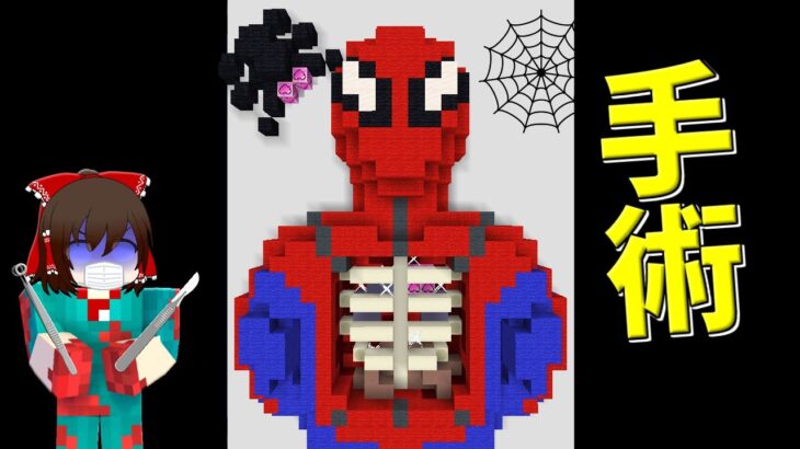 マイクラ スパイダーマンを手術する 医者マップ 3 ゆっくり実況 配布マップ Minecraft Summary マイクラ動画