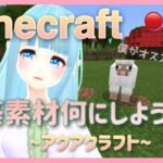 #42【マインクラフト】のんびり建築準備など【アクア・アルタ】