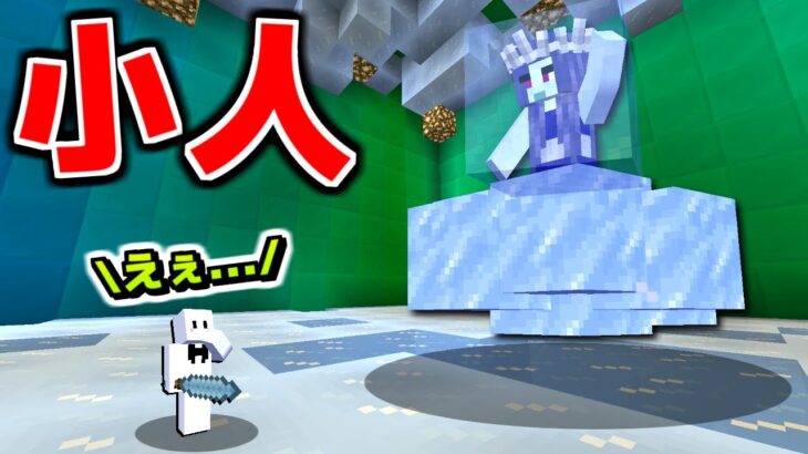 【マイクラ】小人になって黄昏の森を生き抜く! #7 雪の女王なのに凍るってマジ?【マインクラフト】