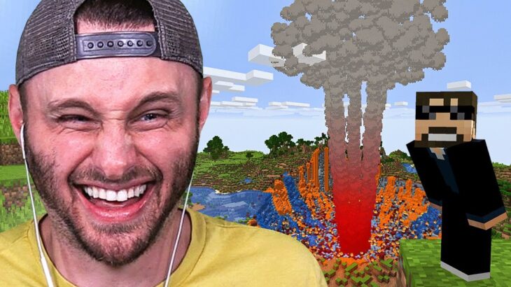 Beating MINECRAFT With a FUNNY Nuke Mod…