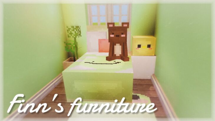 Finn’s furniture addon || Kawaii furniture mod for Minecraft BE/PE || MCPE