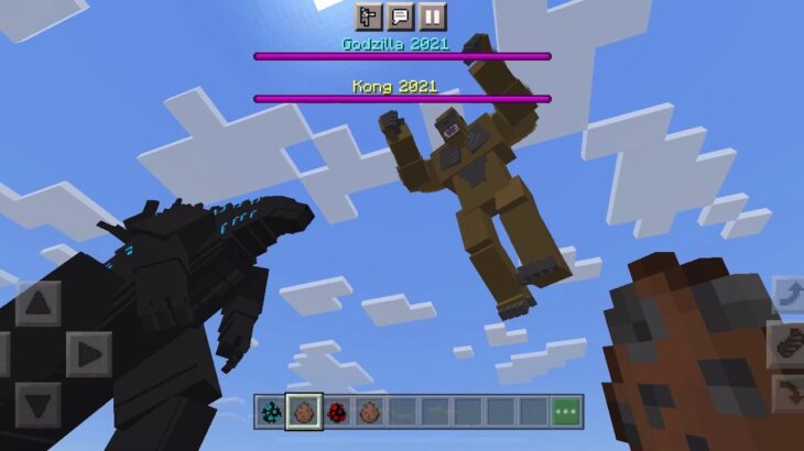 Godzilla Vs Kong in Minecraft (Minecraft mod)