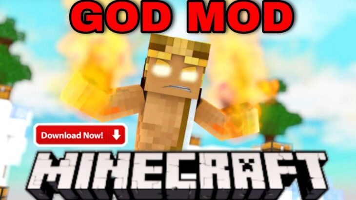 How To Download GOD MOD/Addon Minecraft PE | Android | Hindi Gameplay | MCPE 2021