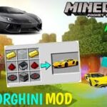 Lamborghini mod for Minecraft | Minecraft pocket edition mod
