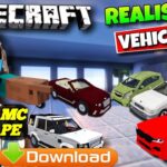 MINECRAFT PE CAR MOD DRIVING SOME EPIC REALISTIC VEHICLES IN MINECRAFT | CARS AND BIKE IN MINECRAFT