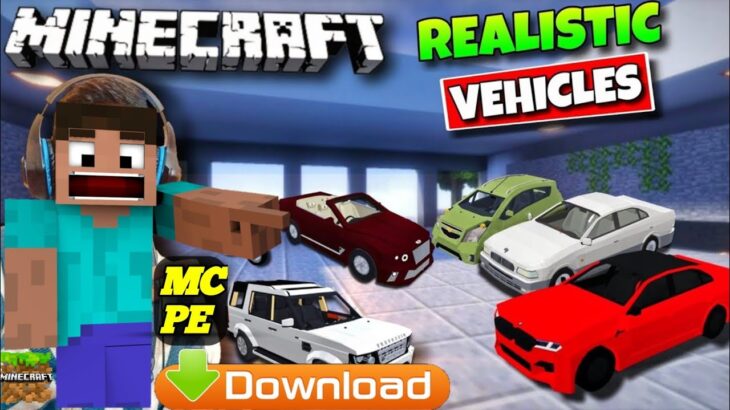 Minecraft Pe Car Mod Driving Some Epic Realistic Vehicles In Minecraft Cars And Bike In Minecraft Minecraft Summary マイクラ動画