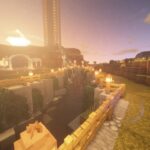 【Minecraft】川を建設　オシャレな境界線