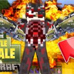 【Minecraft】マイクラ版フォートナイトでミニガン無双ｗｗｗｗ