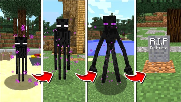 Minecraft EXTREME LIFE AS AN ENDERMAN MOD / FIGHT OFF ENDERMAN TITANS !! Minecraft Mods