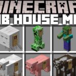 Minecraft EXTREME MOB HOUSE MOD / BUILD INSTANT MOB HOUSE STRUCTURES !! Minecraft Mods