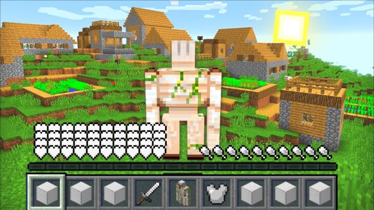 Minecraft FORBIDDEN GOLEM MORPH IN VILLAGE HOUSE MOD / DON’T ENTER MORPH MACHINE !! Minecraft Mods