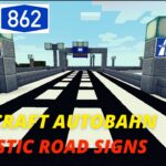 Minecraft Freeways A868/A8 with ROAD SIGNS MOD (PC VERSION) / Minecraft Highway Trip!