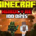 Minecraft Hardcore Mod Surviving 100 Days Live!!!