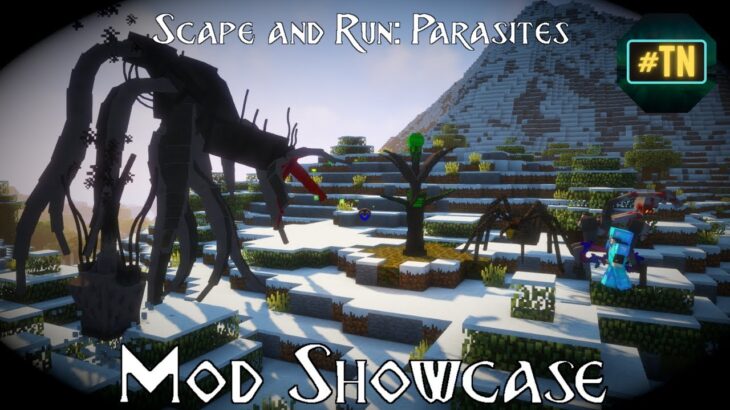 Minecraft Scape and Run Parasites Mod Showcase! (1.12.2)
