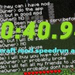 Minecraft mod speedrun any%