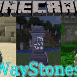 Minecraft. WayStones Mod Showcase