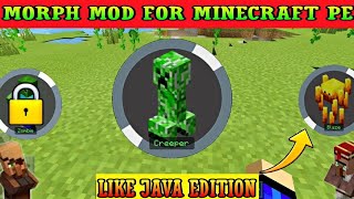 Morph mod for Minecraft pocket edition | Morph mod for Minecraft PE like java edition