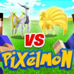 OUR FIRST PIXELMON BATTLE! (Minecraft Pokemon Mod)