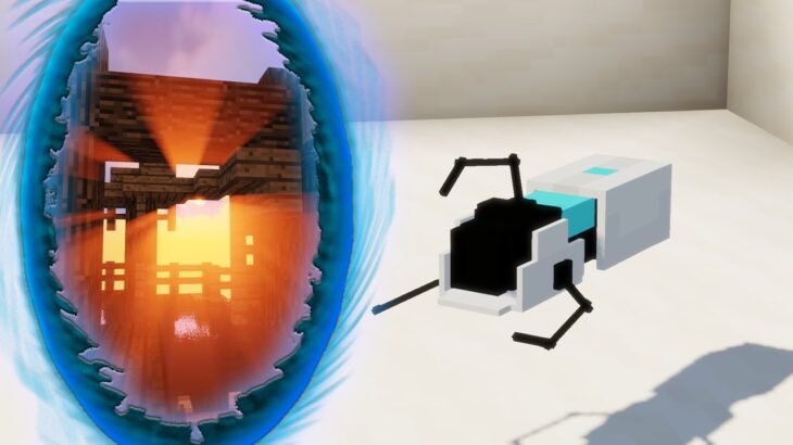 The Non Euclidean Minecraft Portal Gun Mod