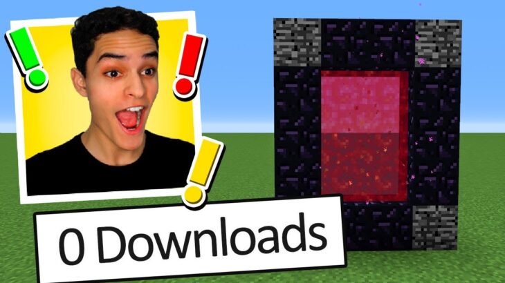 testando mods com 0 DOWNLOADS no minecraft !