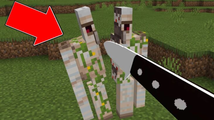ゴーレムが真っ二つになる？【マイクラ】