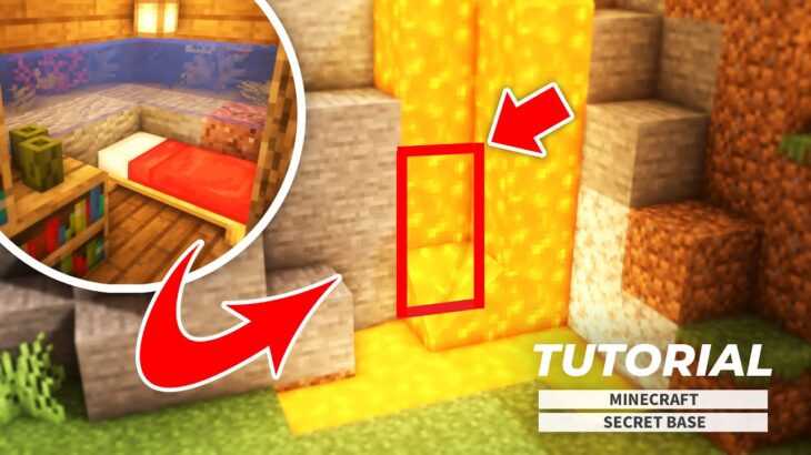 マインクラフト マグマの隠し扉から入れる秘密基地の作り方 Minecraft Summary マイクラ動画