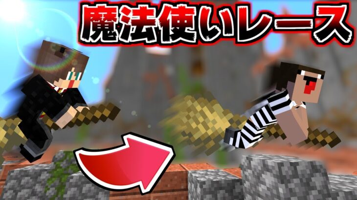 大迫力 相手より早く進め魔法使いほうきレース マイクラ マインクラフト Minecraft Summary マイクラ動画