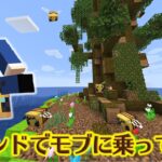 【マインクラフト】コマンドでモブに乗る方法　ハチに乗れる