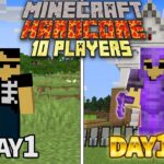 ハードコア100日生活の村の発展がやばすぎた Minecraft 100days【マイクラ】